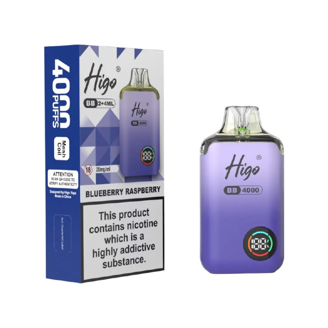Higo BB 4000 Puffs Pod Vape Kit | Only £7.99 | Any 3 for £21