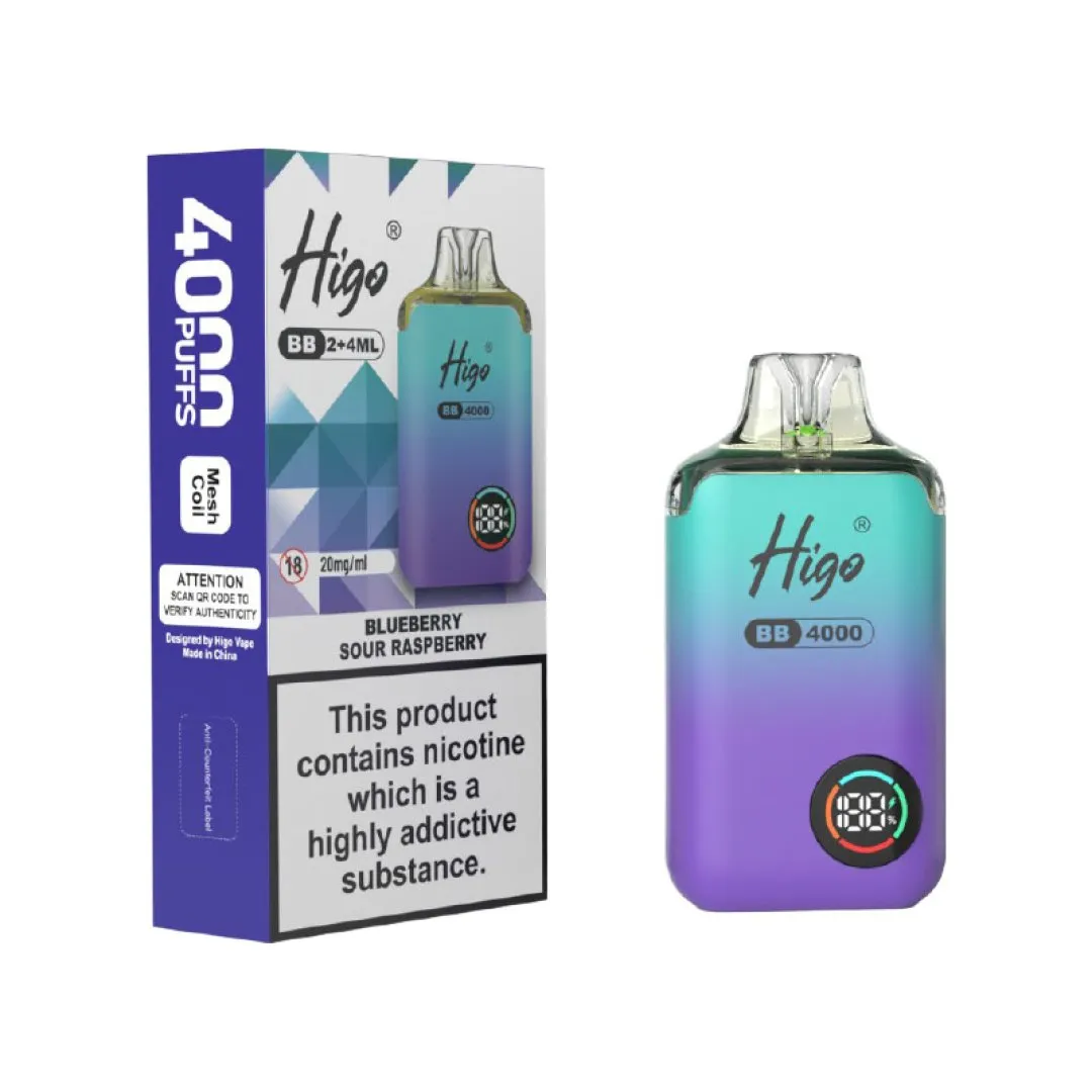 Higo BB 4000 Puffs Pod Vape Kit | Only £7.99 | Any 3 for £21