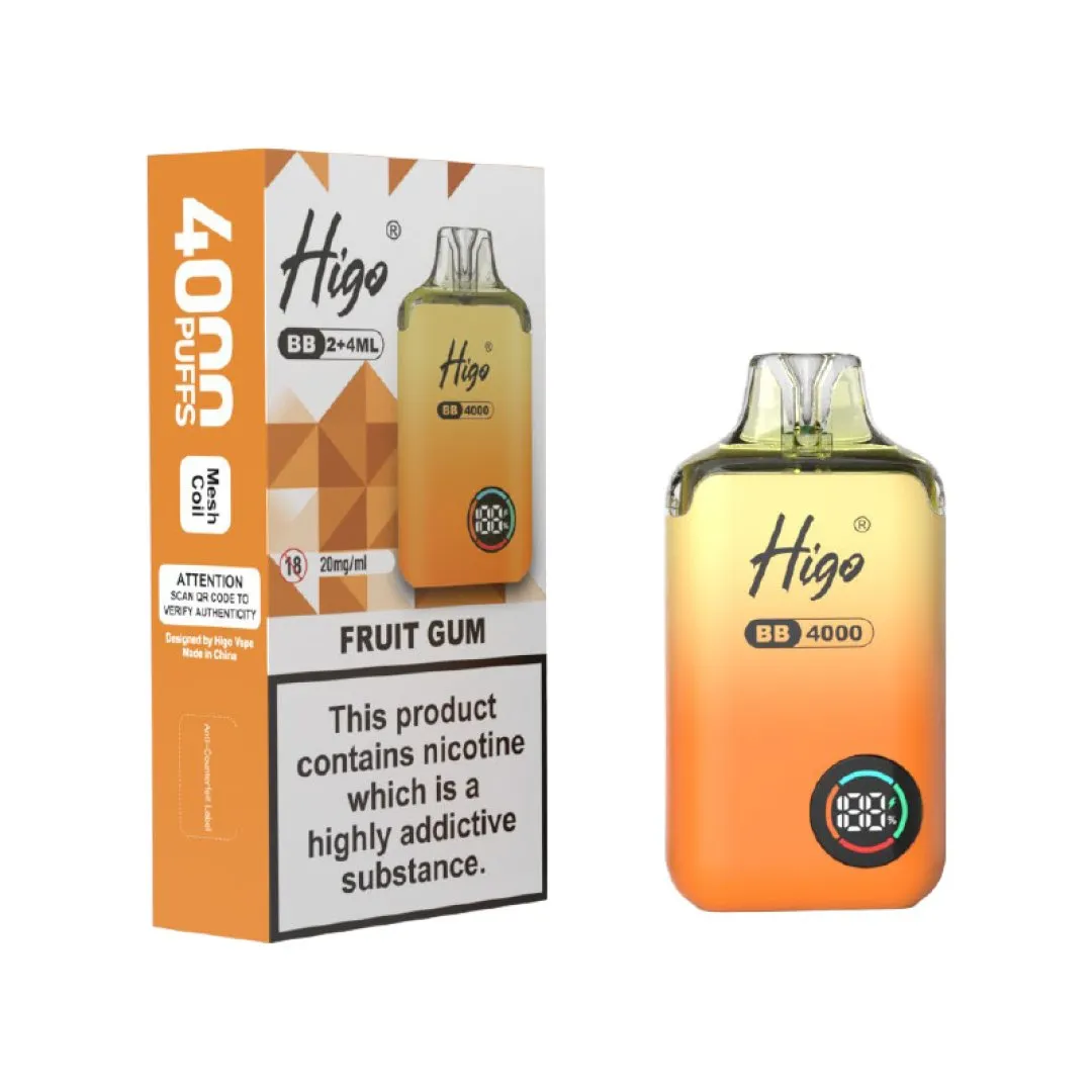 Higo BB 4000 Puffs Pod Vape Kit | Only £7.99 | Any 3 for £21