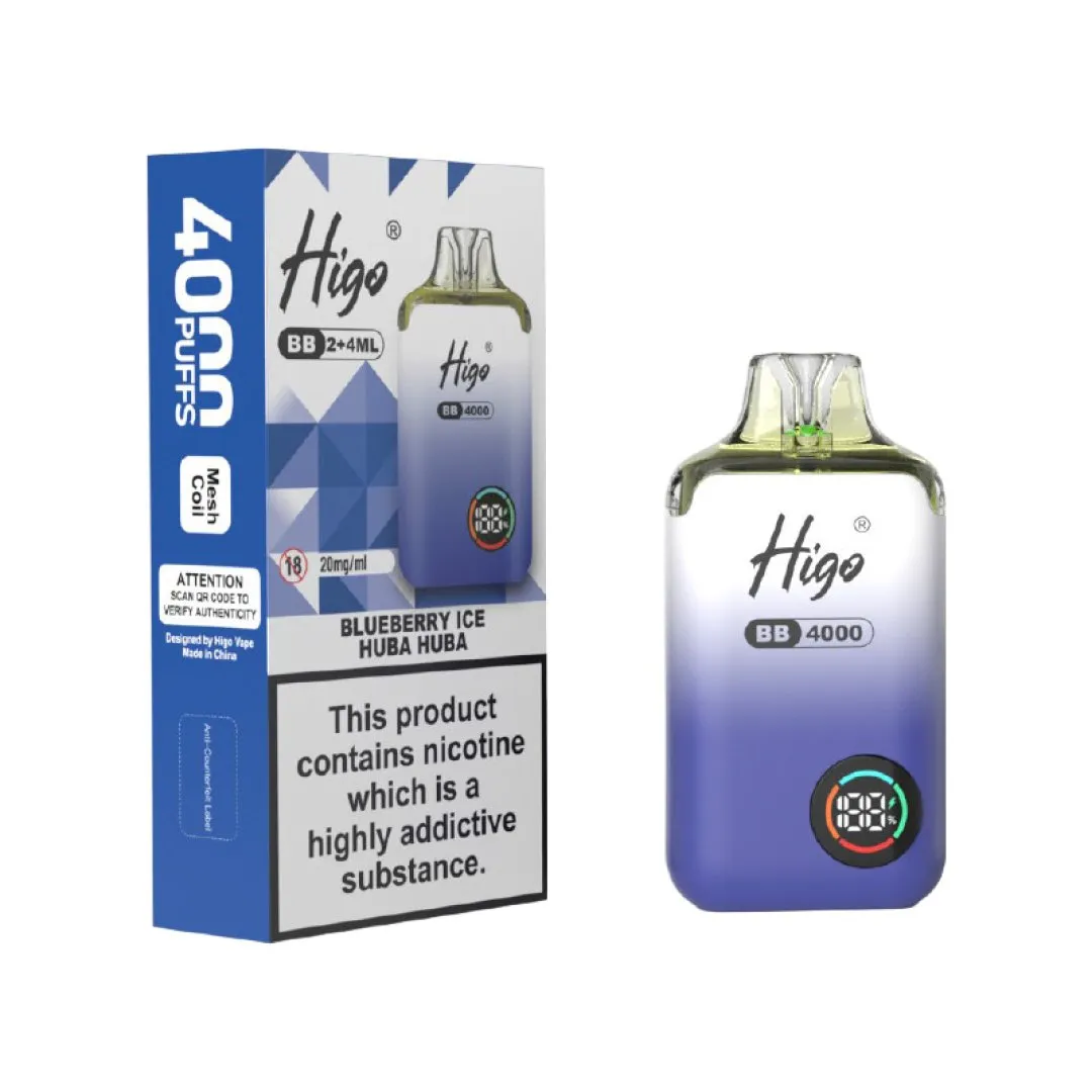 Higo BB 4000 Puffs Pod Vape Kit | Only £7.99 | Any 3 for £21