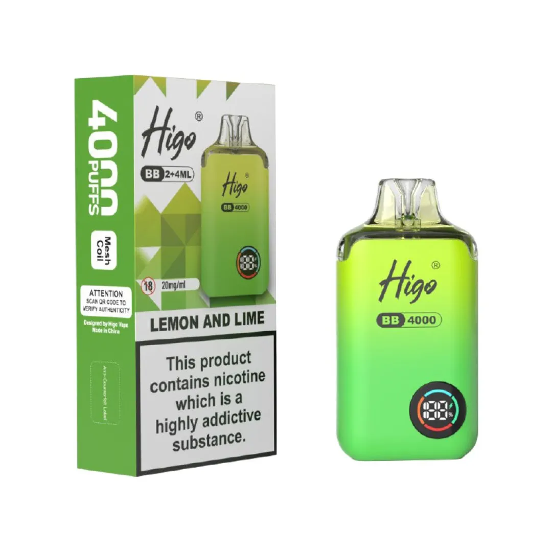 Higo BB 4000 Puffs Pod Vape Kit | Only £7.99 | Any 3 for £21