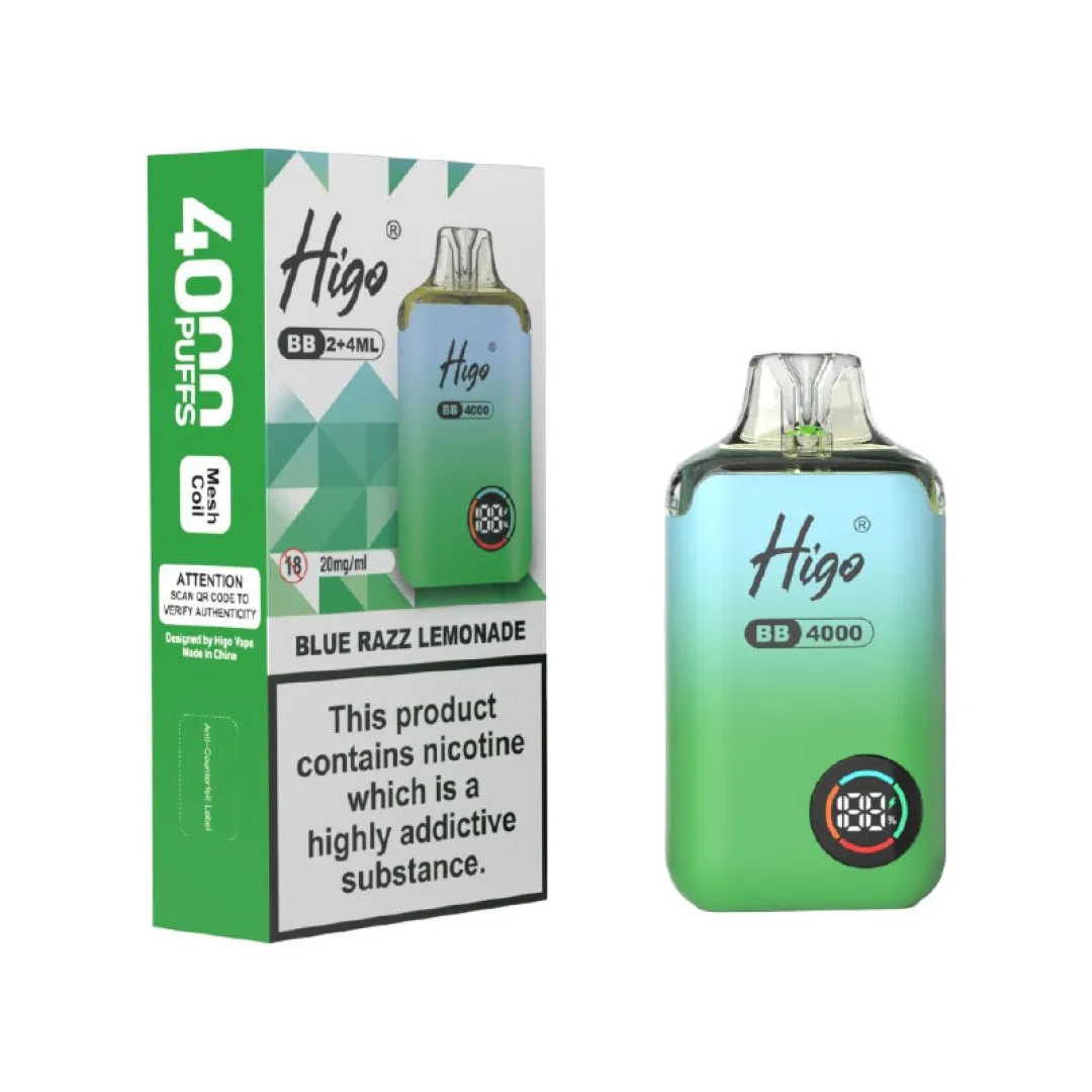 Higo BB 4000 Puffs Pod Vape Kit | Only £7.99 | Any 3 for £21