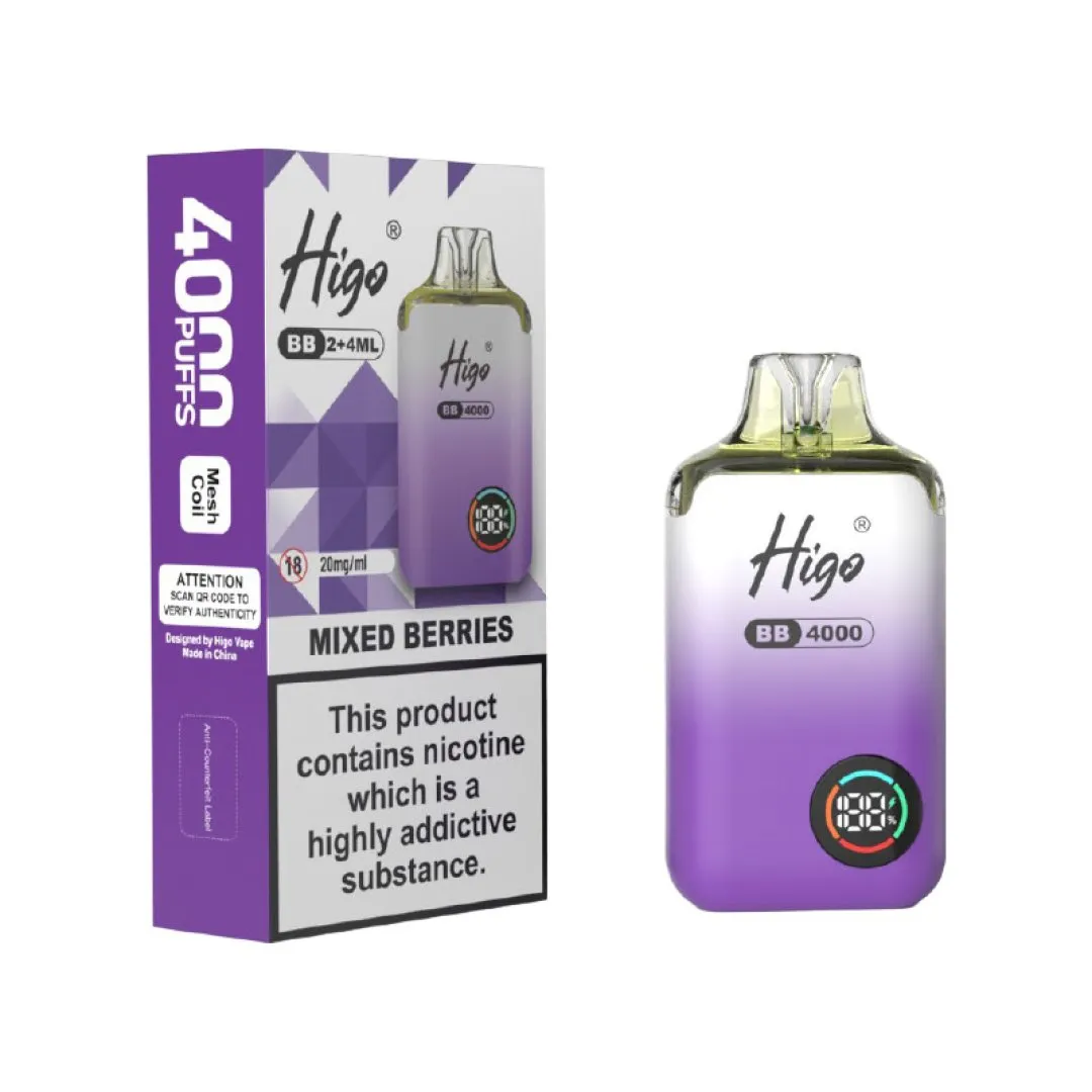 Higo BB 4000 Puffs Pod Vape Kit | Only £7.99 | Any 3 for £21