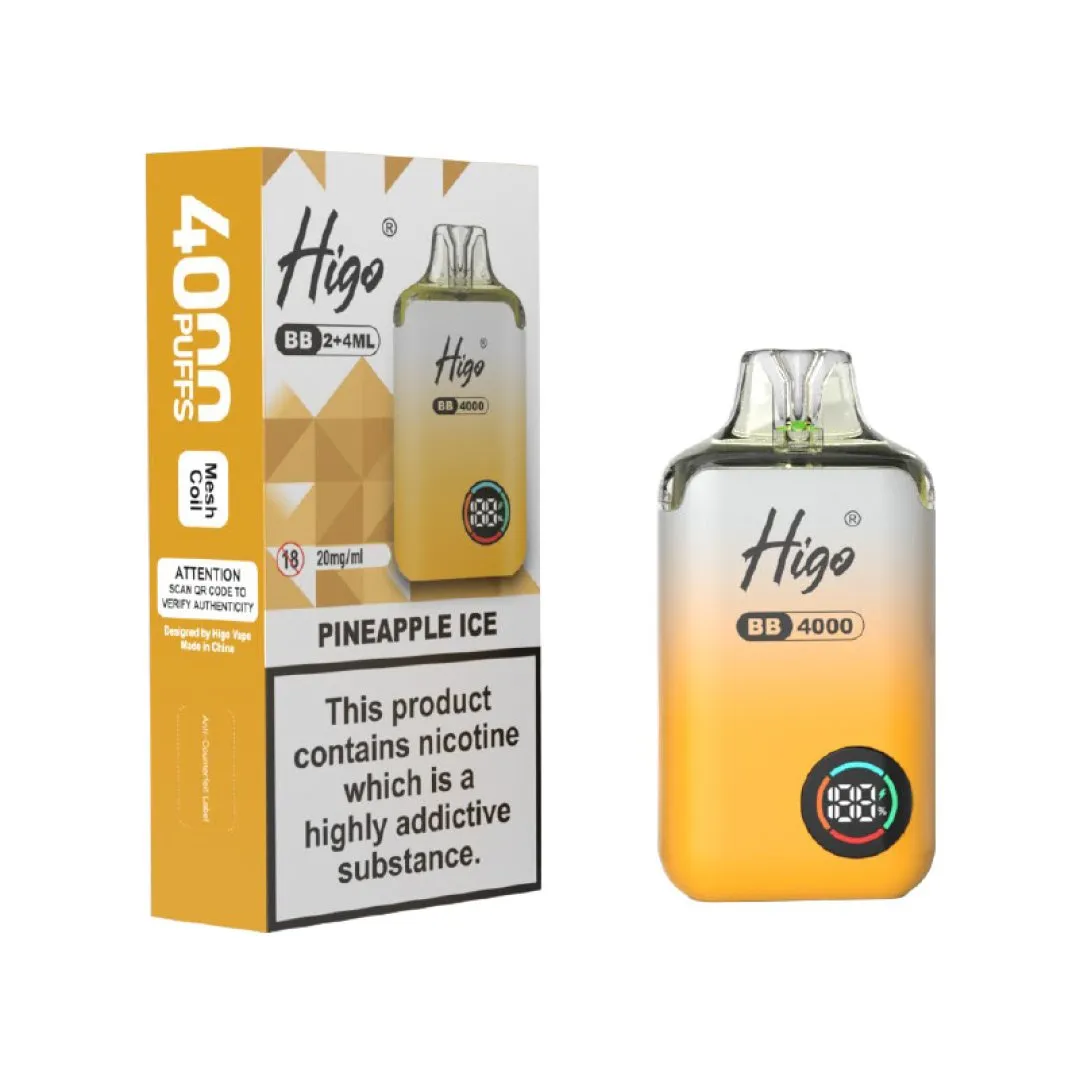 Higo BB 4000 Puffs Pod Vape Kit | Only £7.99 | Any 3 for £21