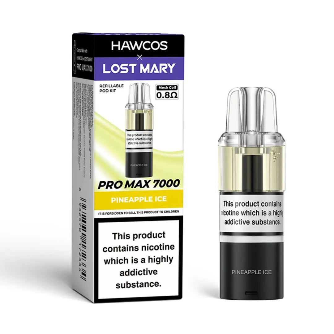 Hawcos x Lost Mary Pro Max 7000 Prefilled Refill Pods | Only £6.49 | Any 3 for £16.99