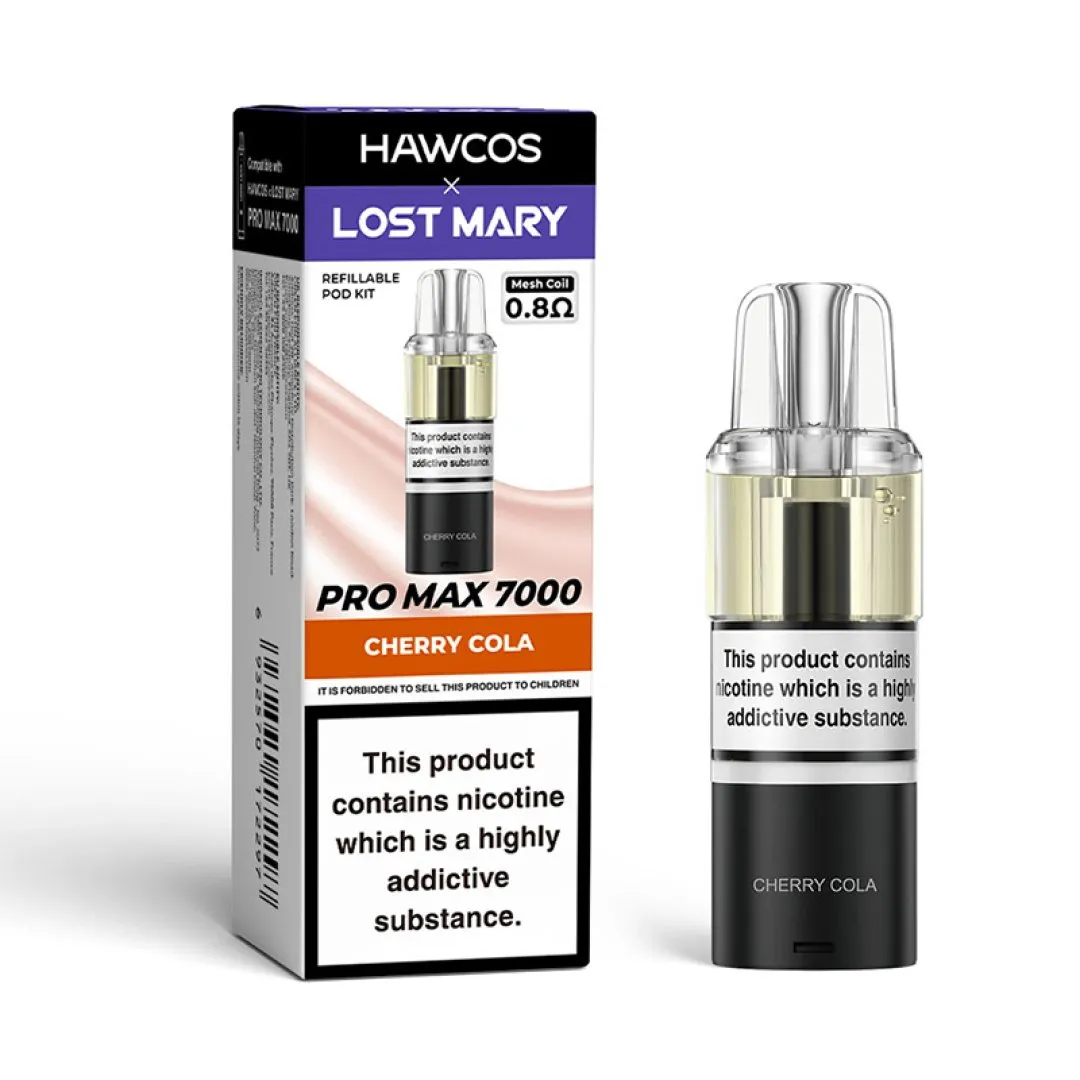 Hawcos x Lost Mary Pro Max 7000 Prefilled Refill Pods | Only £6.49 | Any 3 for £16.99
