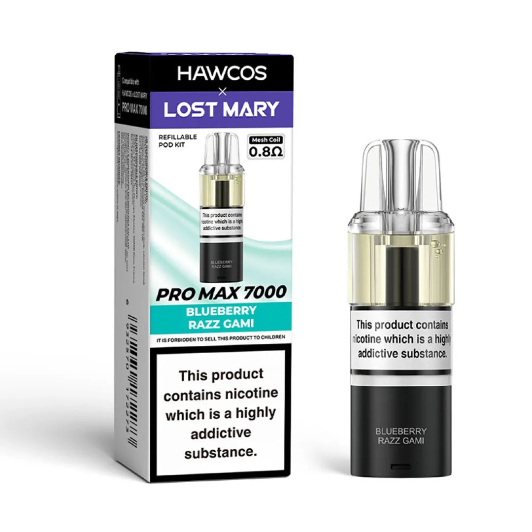 Hawcos x Lost Mary Pro Max 7000 Prefilled Refill Pods | Only £6.49 | Any 3 for £16.99