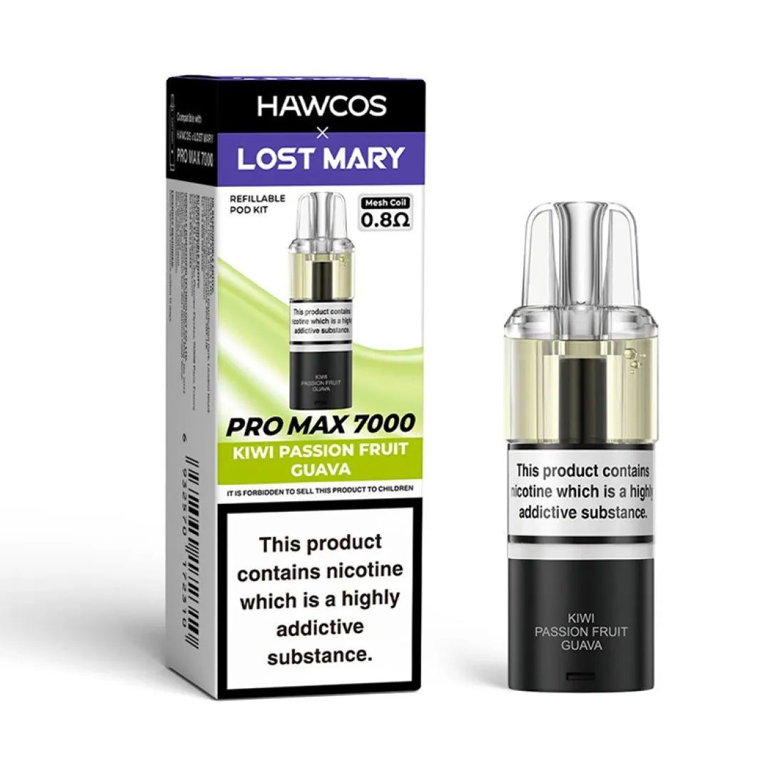 Hawcos x Lost Mary Pro Max 7000 Prefilled Refill Pods | Only £6.49 | Any 3 for £16.99