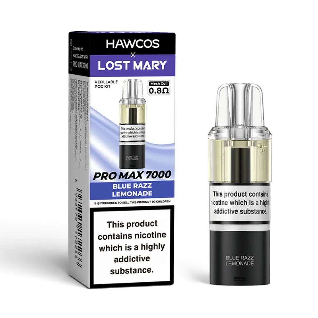 Hawcos x Lost Mary Pro Max 7000 Prefilled Refill Pods | Only £6.49 | Any 3 for £16.99