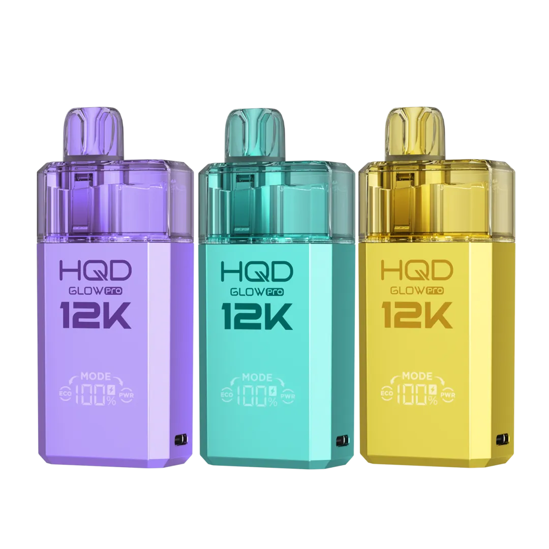 HQD Glow Pro 12K Puffs Prefilled Pod Kit | Only £8.99 | Any 3 for £24