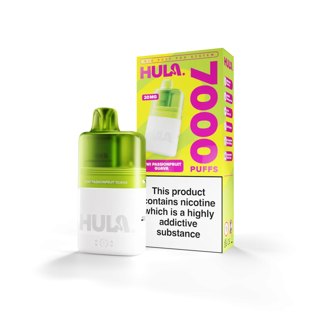 Hula 7000 Puffs Prefilled Pod Kit | Only £8.99 | Any 3 for £26