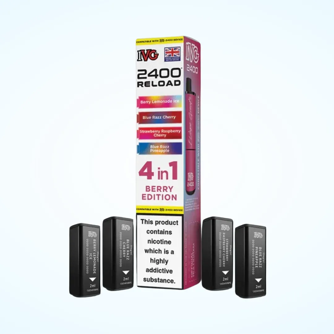 IVG 2400 Reload 4 in 1 Pre-filled Pod – Berry Edition