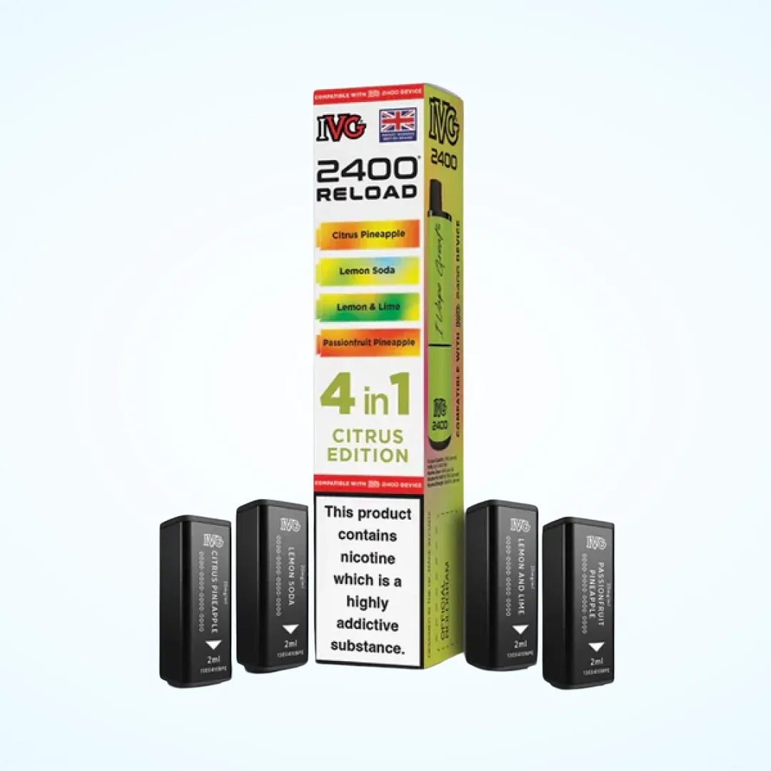 IVG 2400 Reload 4 in 1 Pre-filled Pod – Citrus Edition