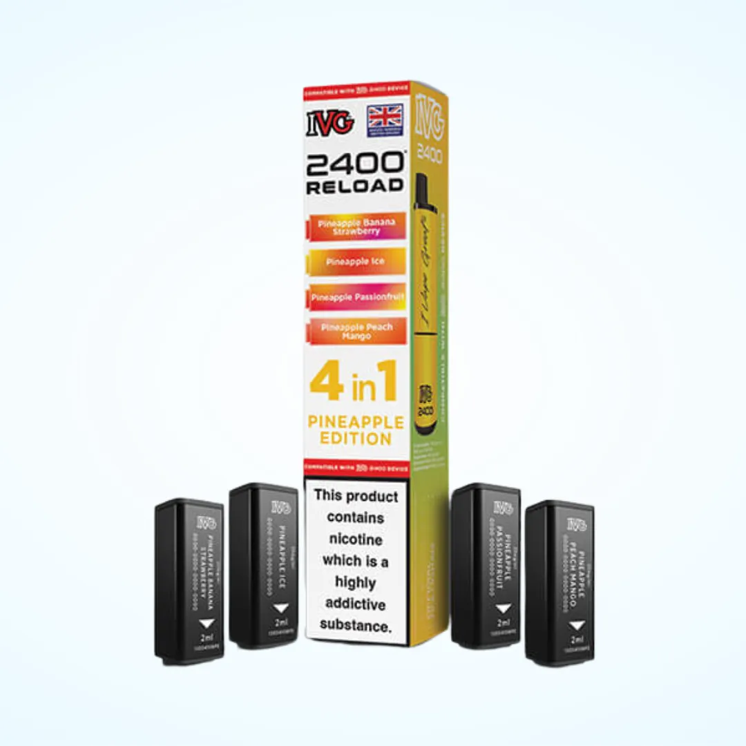 IVG 2400 Reload 4 in 1 Pre-filled Pod – Pineapple Edition