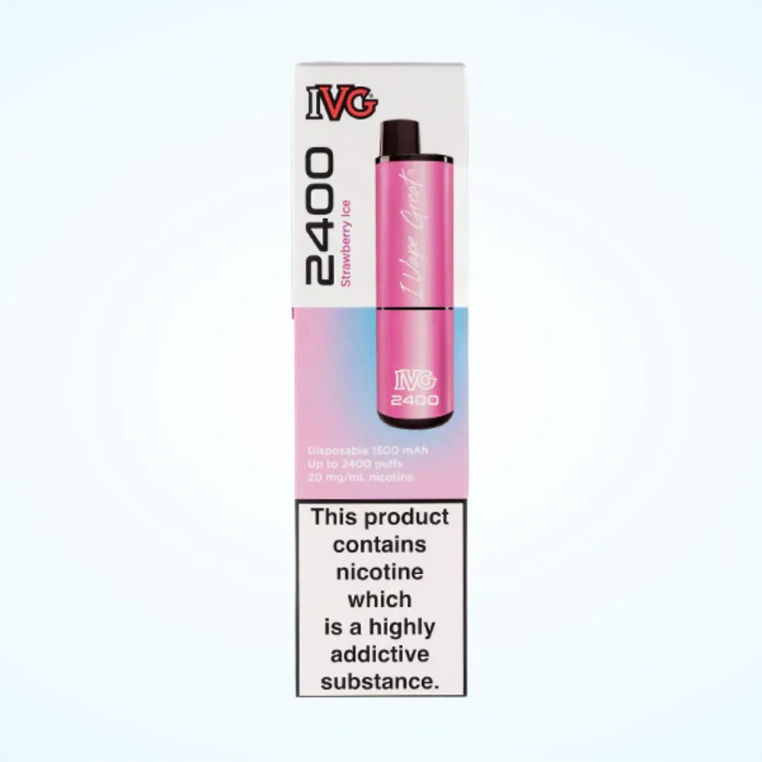 IVG 2400 Puffs Rechargeable Pod Vape Kit| Only £8.99 | Any 3 for £26
