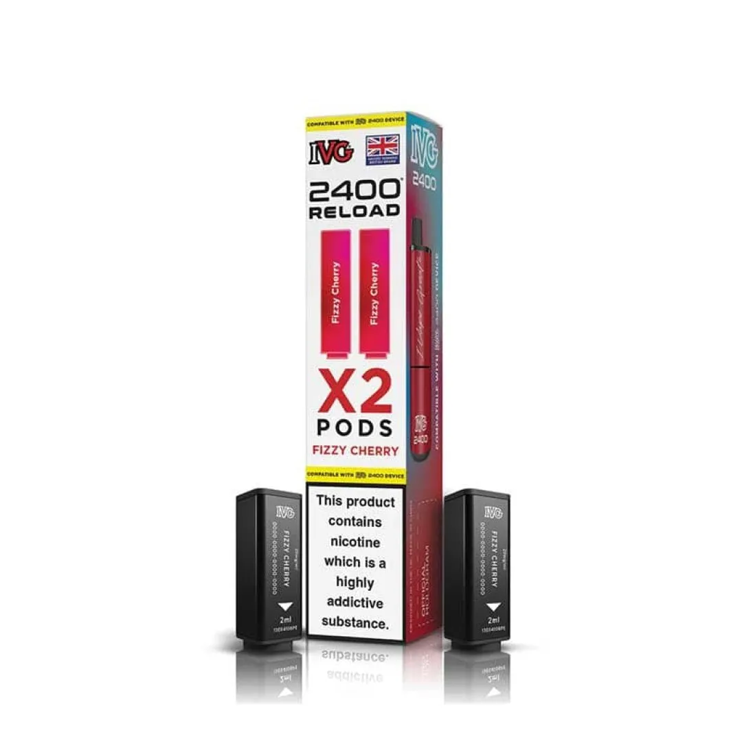 IVG 2400 Reload Prefilled Refill Pods (2 PACK) | Only £6.99 | Any 3 for £18