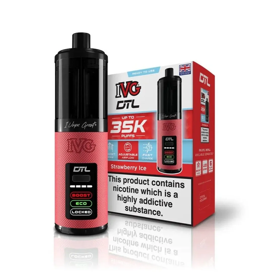 IVG DTL 35K Puffs Prefilled Pod Kit | Only £11.99 | Any 3 for £33