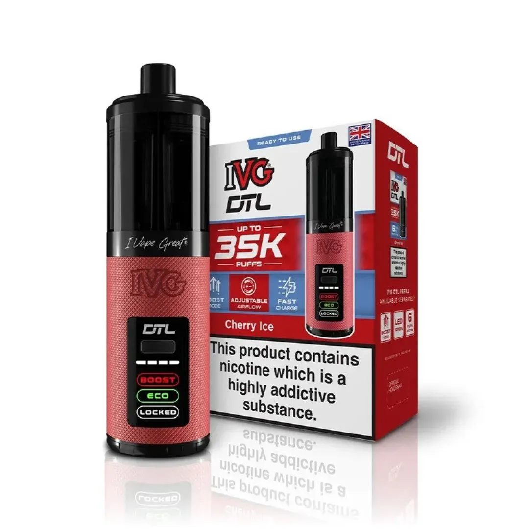 IVG DTL 35K Puffs Prefilled Pod Kit | Only £11.99 | Any 3 for £33