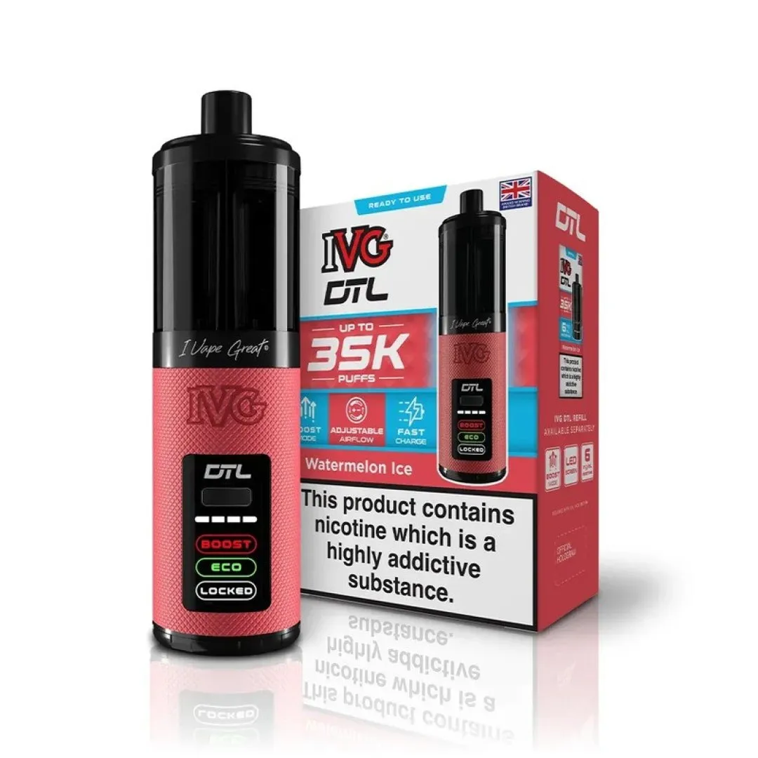 IVG DTL 35K Puffs Prefilled Pod Kit | Only £11.99 | Any 3 for £33