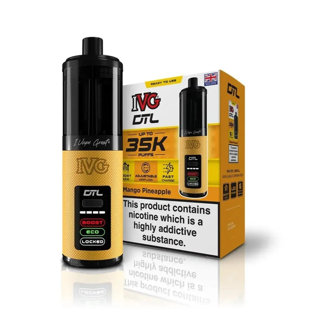 IVG DTL 35K Puffs Prefilled Pod Kit | Only £11.99 | Any 3 for £33