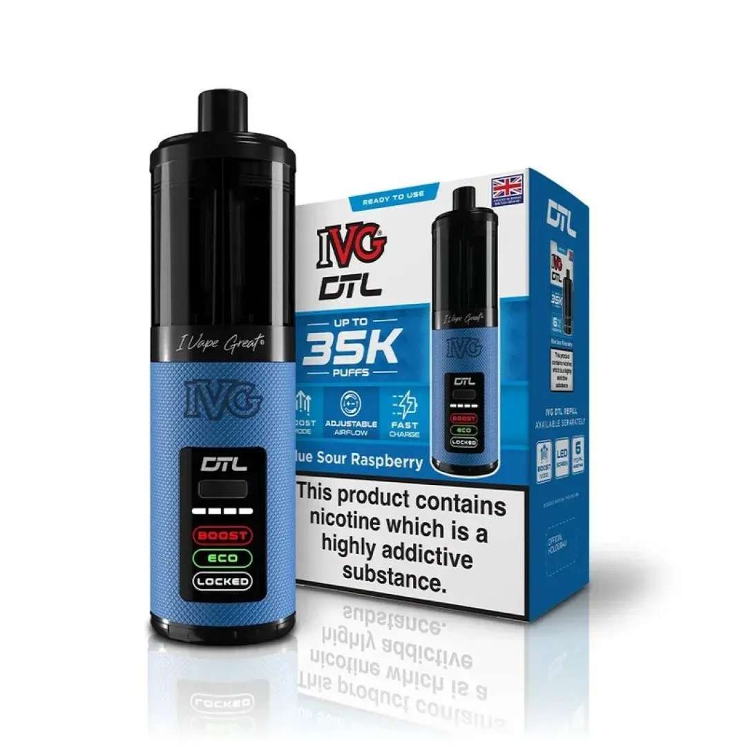 IVG DTL 35K Puffs Prefilled Pod Kit | Only £11.99 | Any 3 for £33