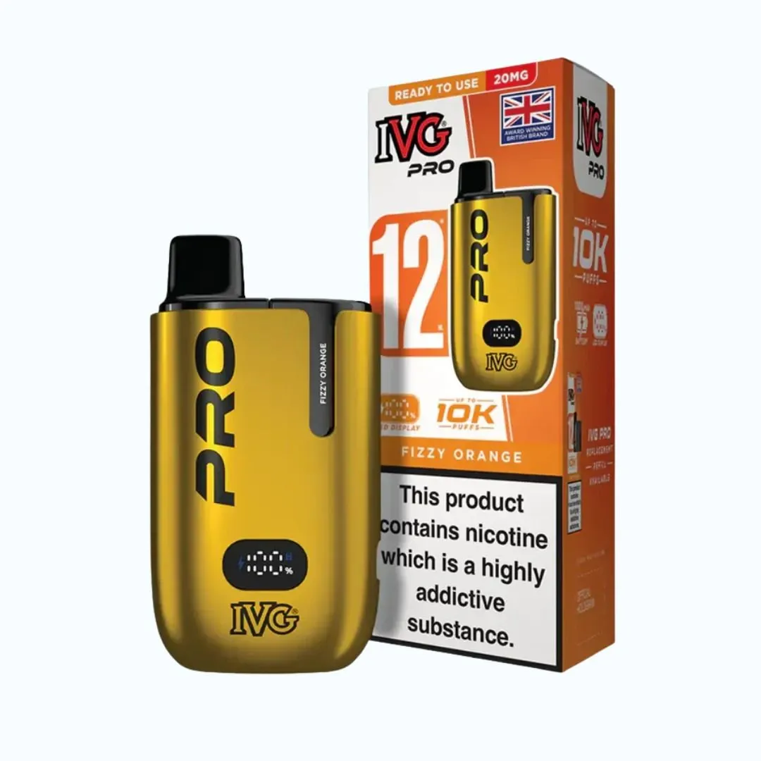 IVG Pro 12 10K Puffs Starter Kit 10mg | Only £8.99 | Any 3 for £24