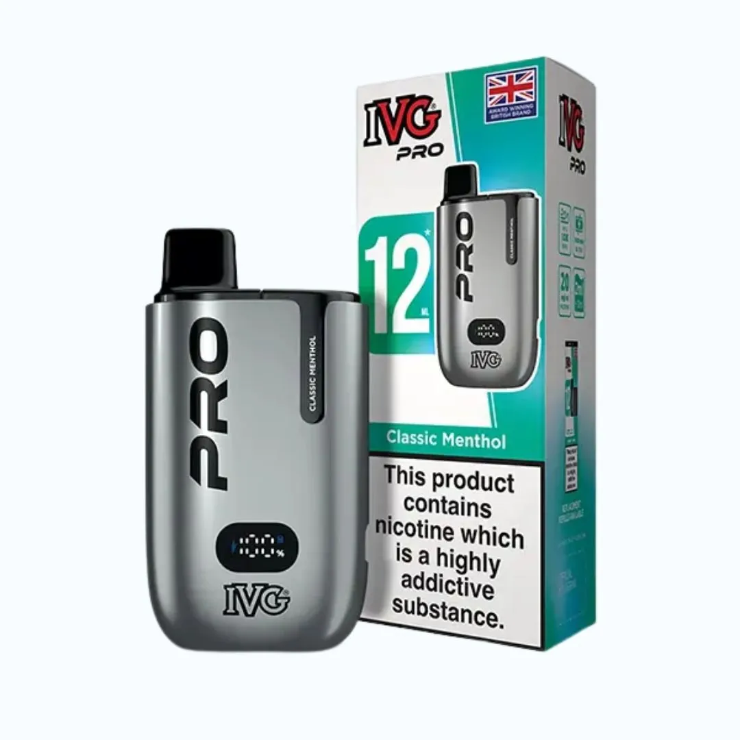 IVG Pro 12 10K Puffs Starter Kit 10mg | Only £8.99 | Any 3 for £24