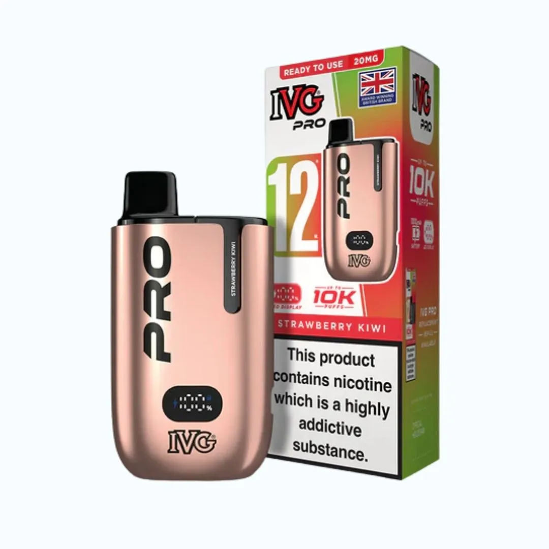 IVG Pro 12 10K Puffs Starter Kit 10mg | Only £8.99 | Any 3 for £24
