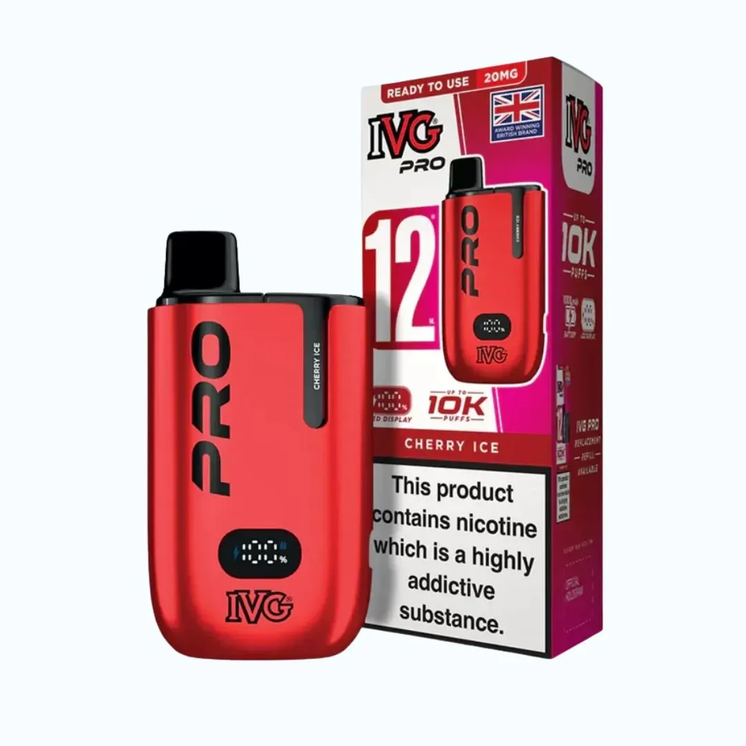 IVG Pro 12 10K Puffs Starter Kit 10mg | Only £8.99 | Any 3 for £24