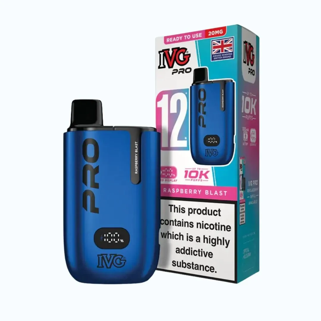 IVG Pro 12 10K Puffs Starter Kit 10mg | Only £8.99 | Any 3 for £24