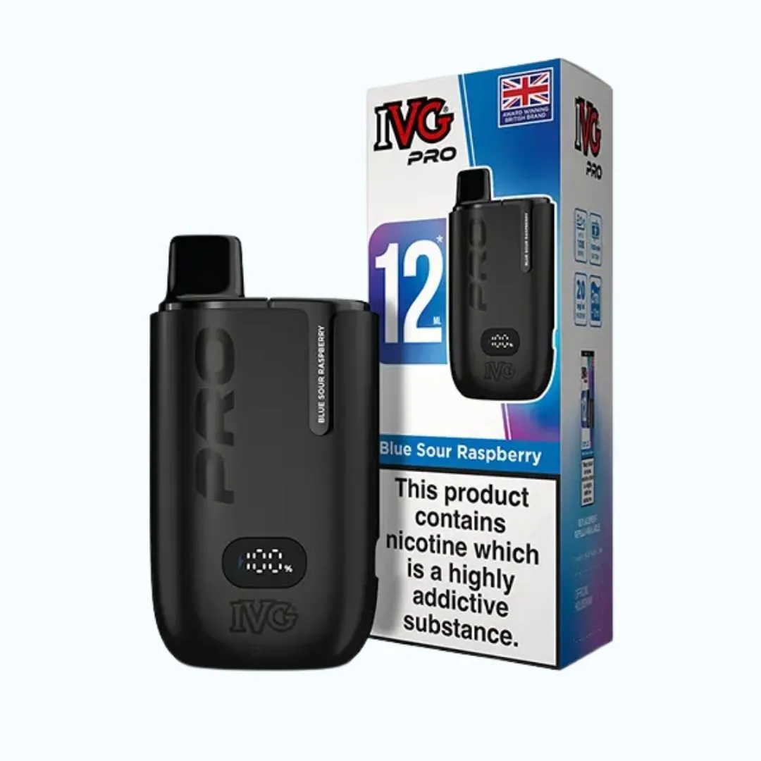 IVG Pro 12 10K Puffs Starter Kit 10mg | Only £8.99 | Any 3 for £24