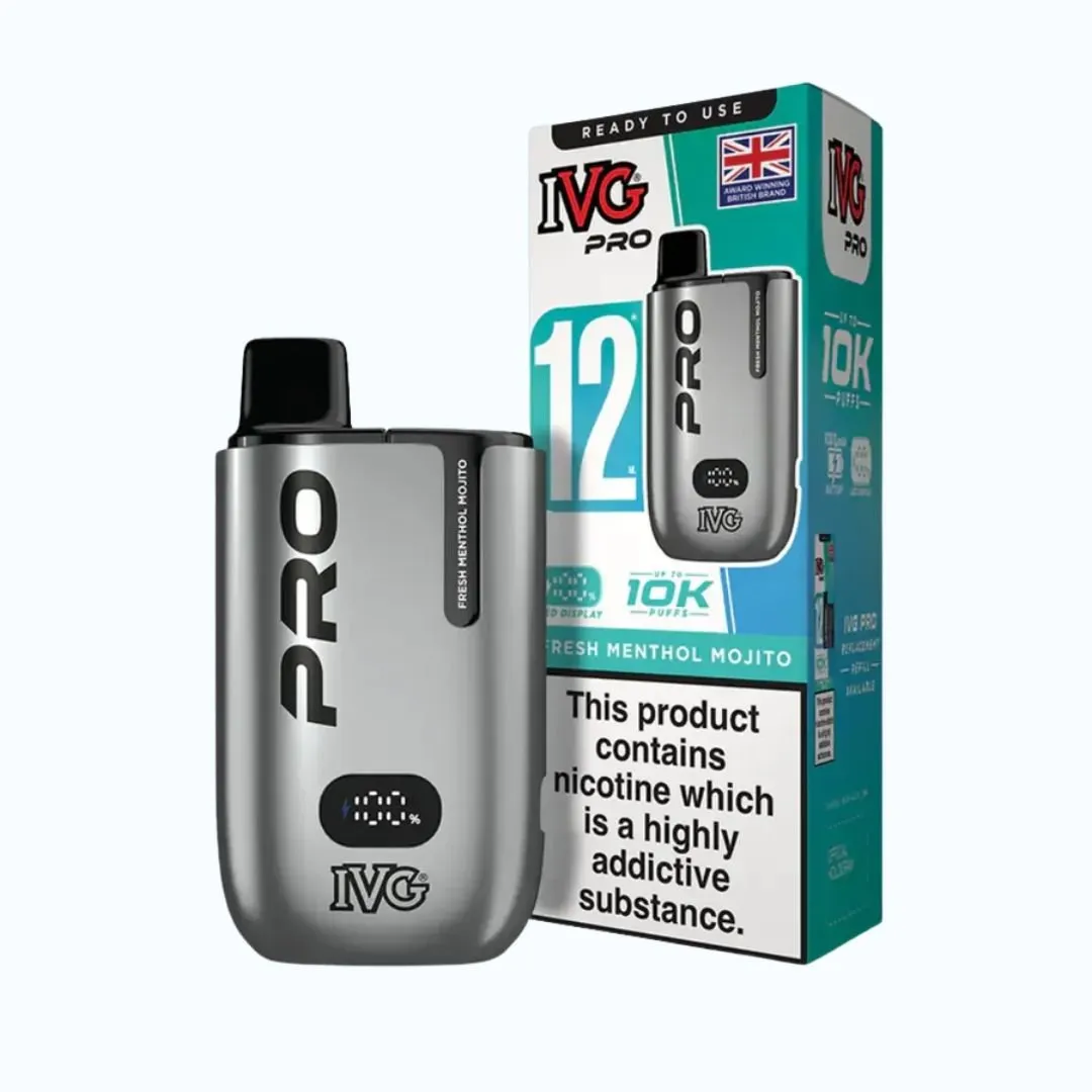 IVG Pro 12 10K Puffs Starter Kit 10mg | Only £8.99 | Any 3 for £24
