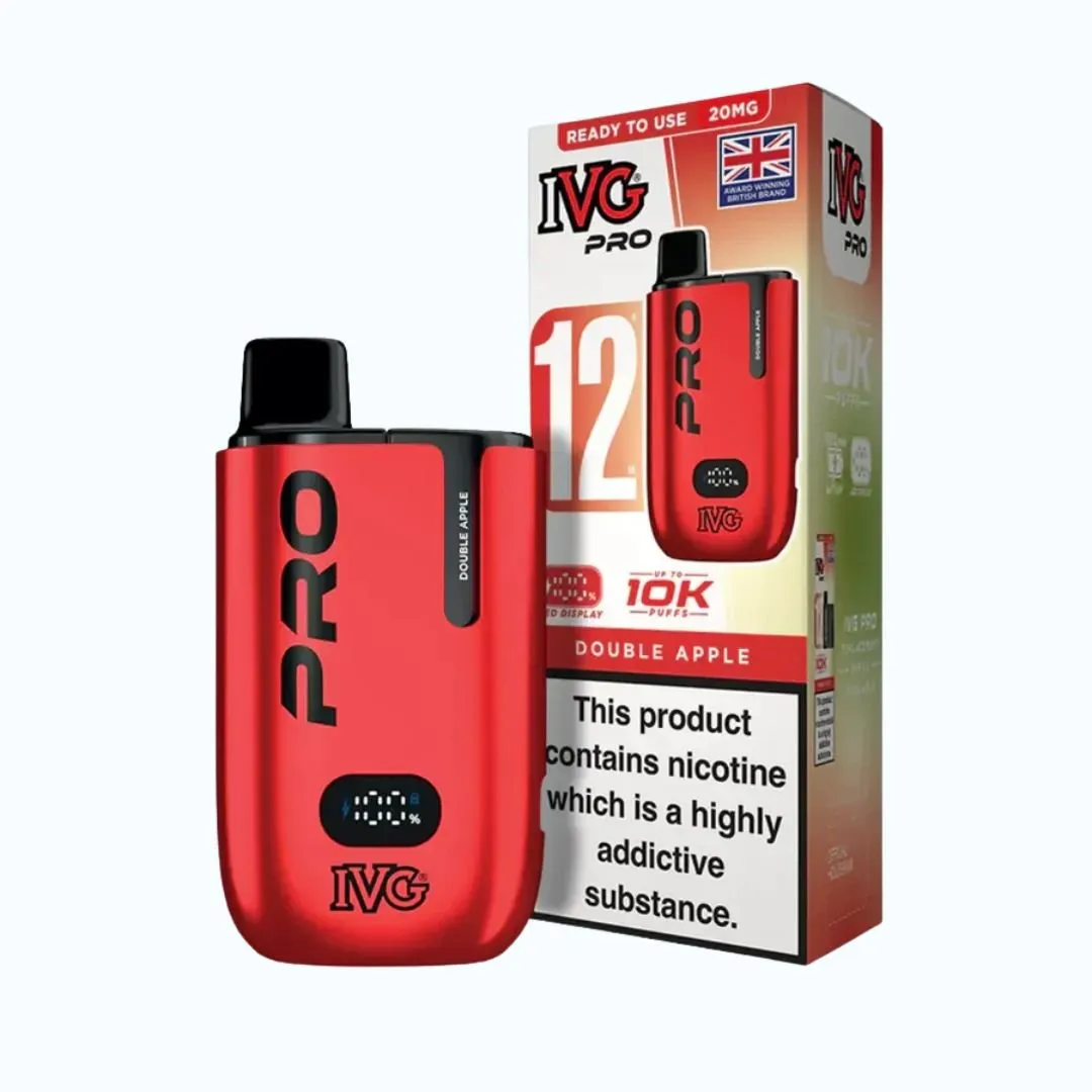 IVG Pro 12 10K Puffs Starter Kit 10mg | Only £8.99 | Any 3 for £24