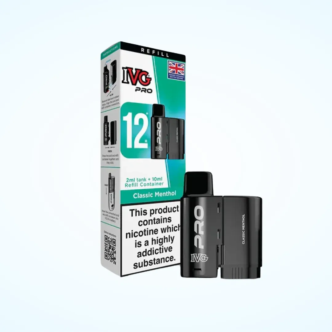 IVG Pro 12 Prefilled Pods | Only £5.99 | Buy 3 for 15