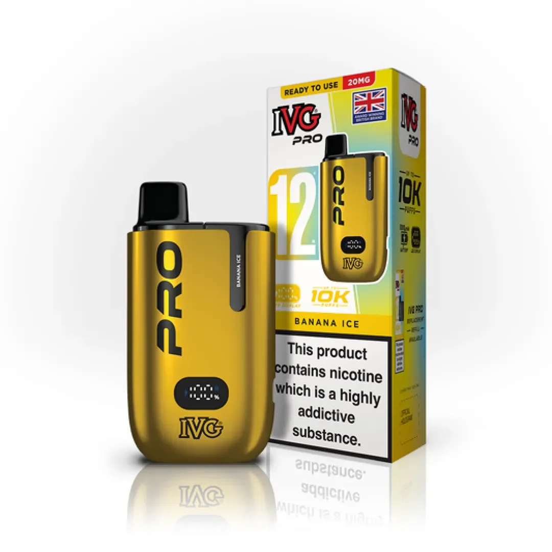 IVG Pro 12 10K Puffs Starter Kit 20mg | Only £8.99 | Any 3 for £24