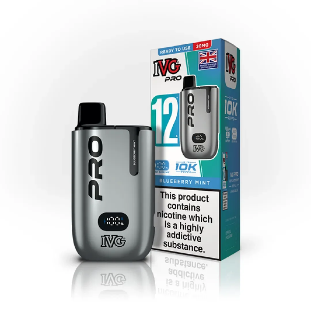 IVG Pro 12 10K Puffs Starter Kit 20mg | Only £8.99 | Any 3 for £24