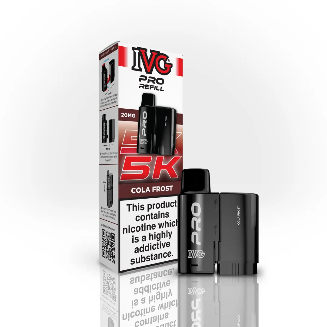 IVG Pro 5K Refill Pods | Compatible with IVG Pro 10K | Only £4.99 | Any 3 for £12