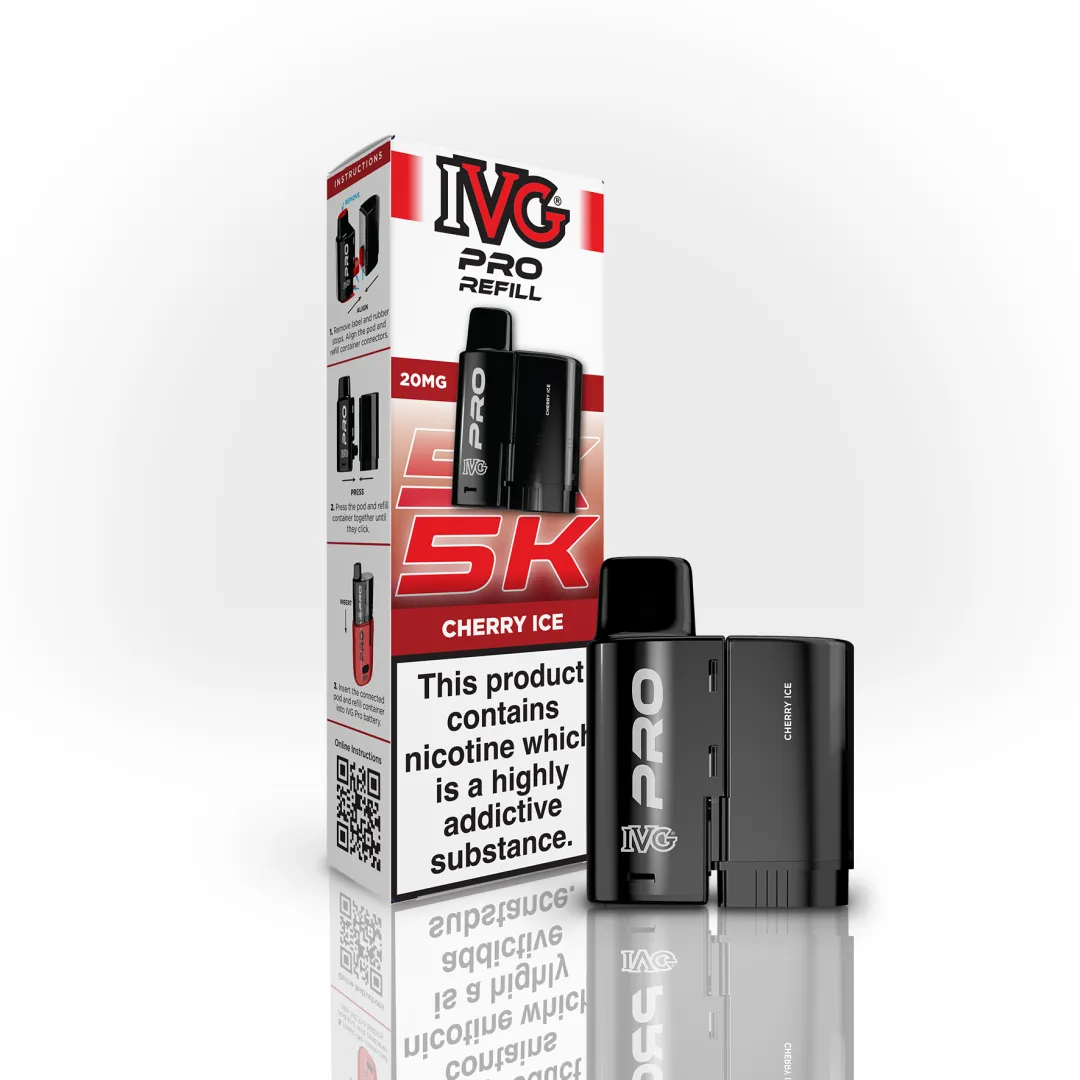 IVG Pro 5K Refill Pods | Compatible with IVG Pro 10K | Only £4.99 | Any 3 for £12