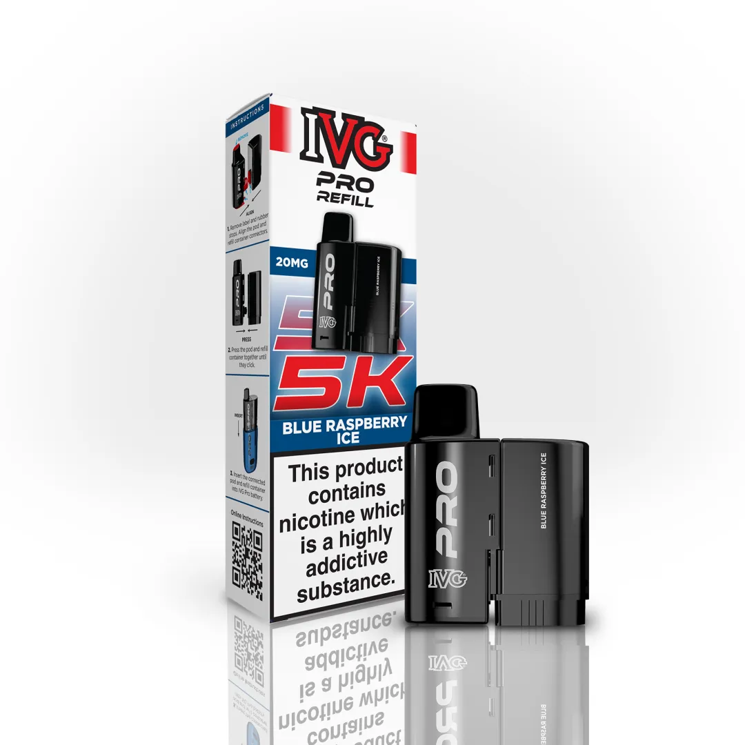 IVG Pro 5K Refill Pods | Compatible with IVG Pro 10K | Only £4.99 | Any 3 for £12