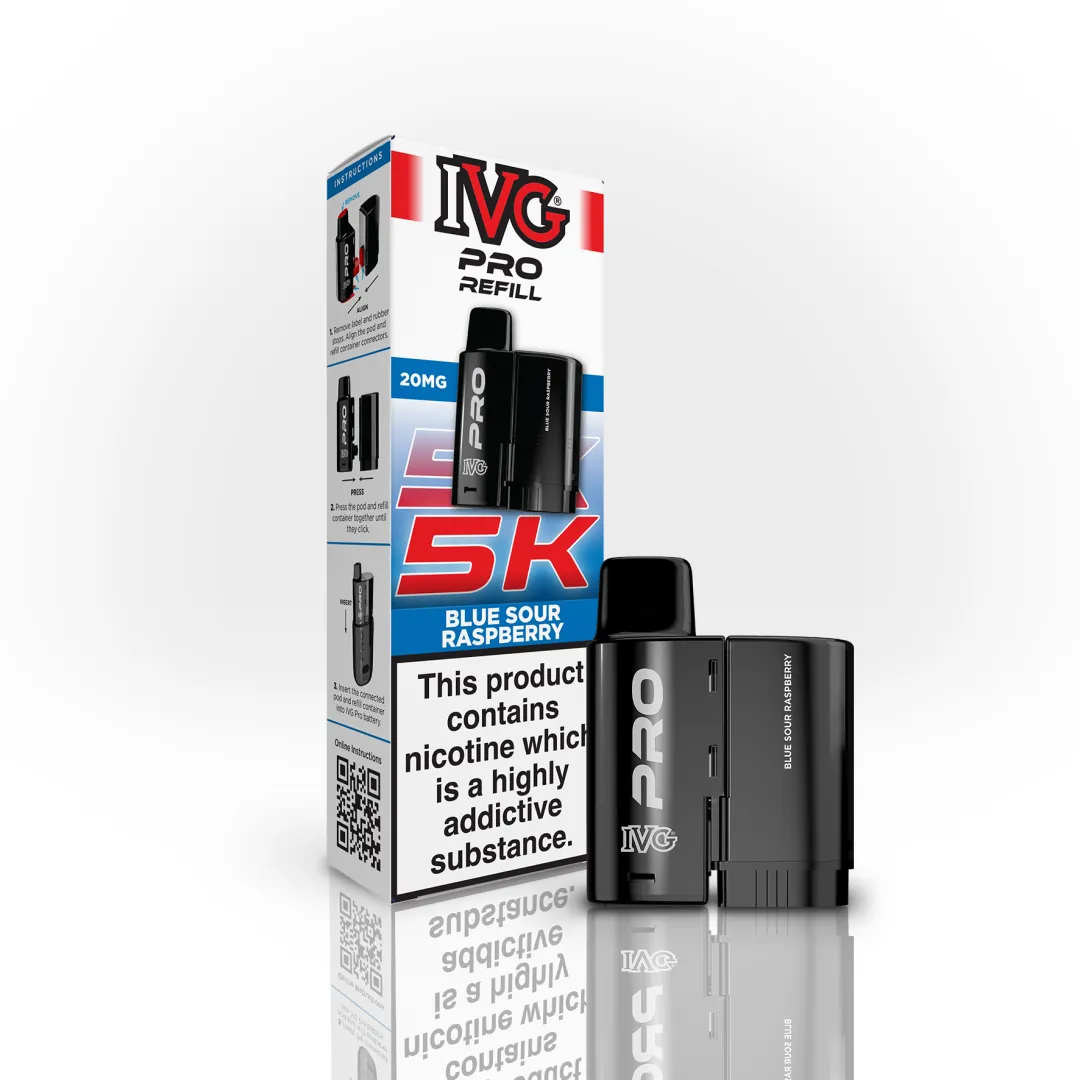 IVG Pro 5K Refill Pods | Compatible with IVG Pro 10K | Only £4.99 | Any 3 for £12