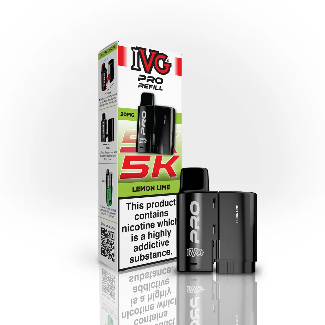 IVG Pro 5K Refill Pods | Compatible with IVG Pro 10K | Only £4.99 | Any 3 for £12