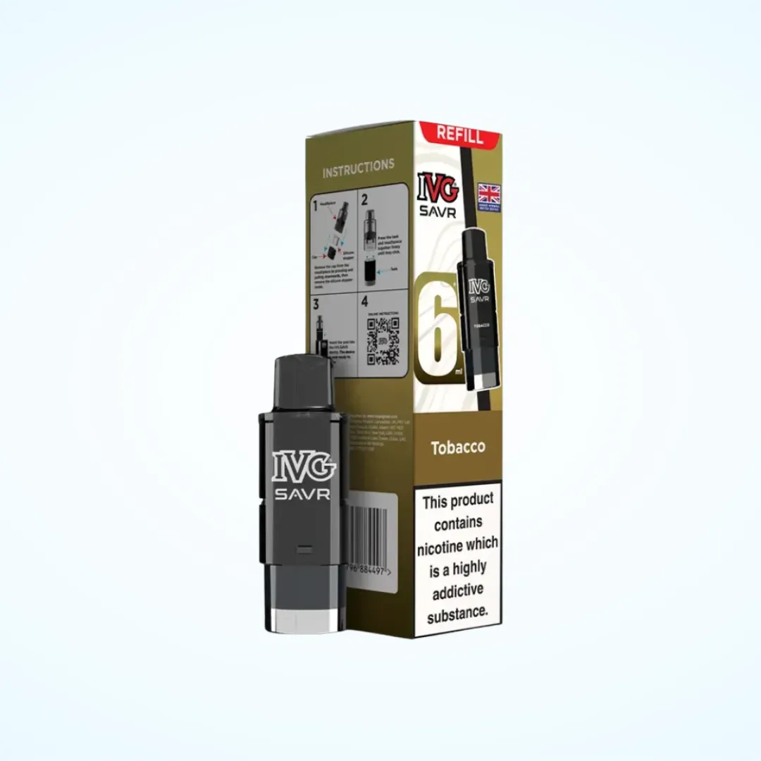 IVG SAVR Prefilled Pods | Only £3.99 | Any 3 for 11