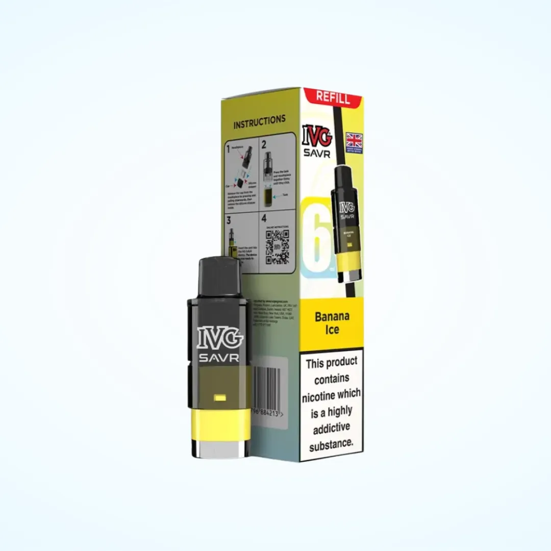 IVG SAVR Prefilled Pods | Only £3.99 | Any 3 for 11