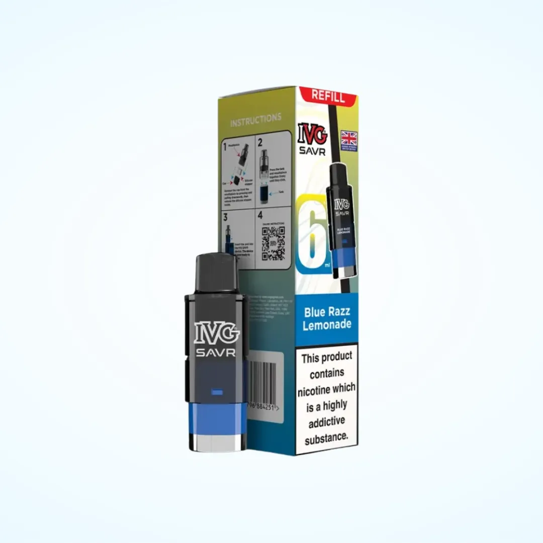 IVG SAVR Prefilled Pods | Only £3.99 | Any 3 for 11