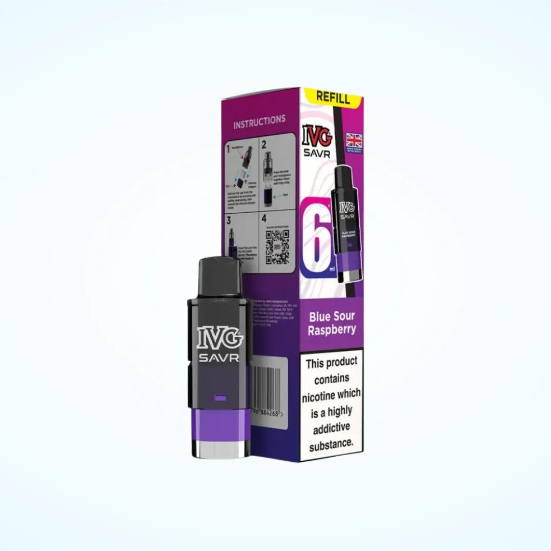 IVG SAVR Prefilled Pods | Only £3.99 | Any 3 for 11