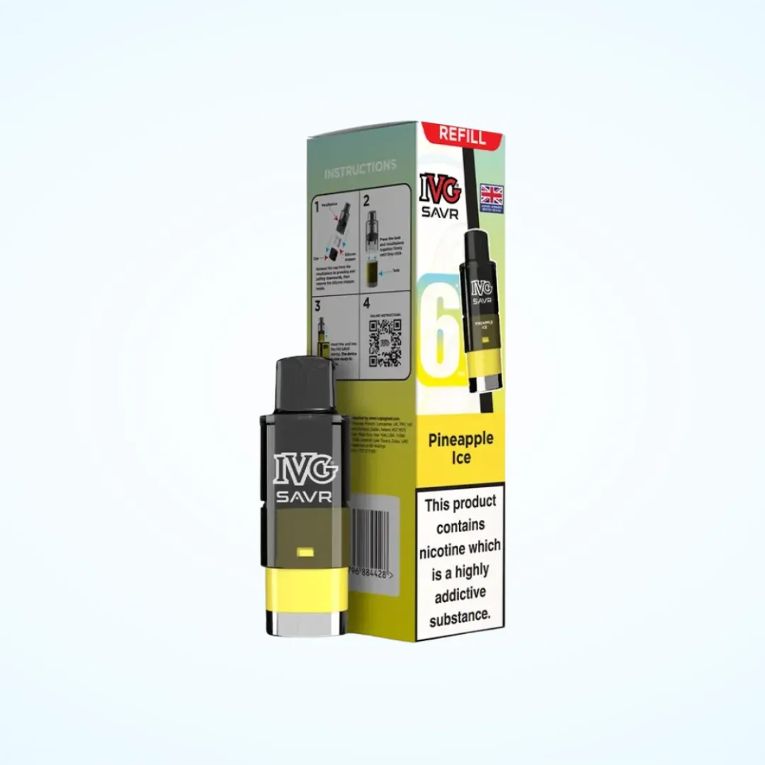 IVG SAVR Prefilled Pods | Only £3.99 | Any 3 for 11