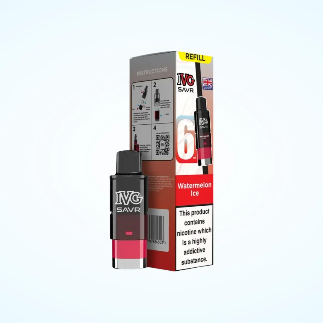 IVG SAVR Prefilled Pods | Only £3.99 | Any 3 for 11