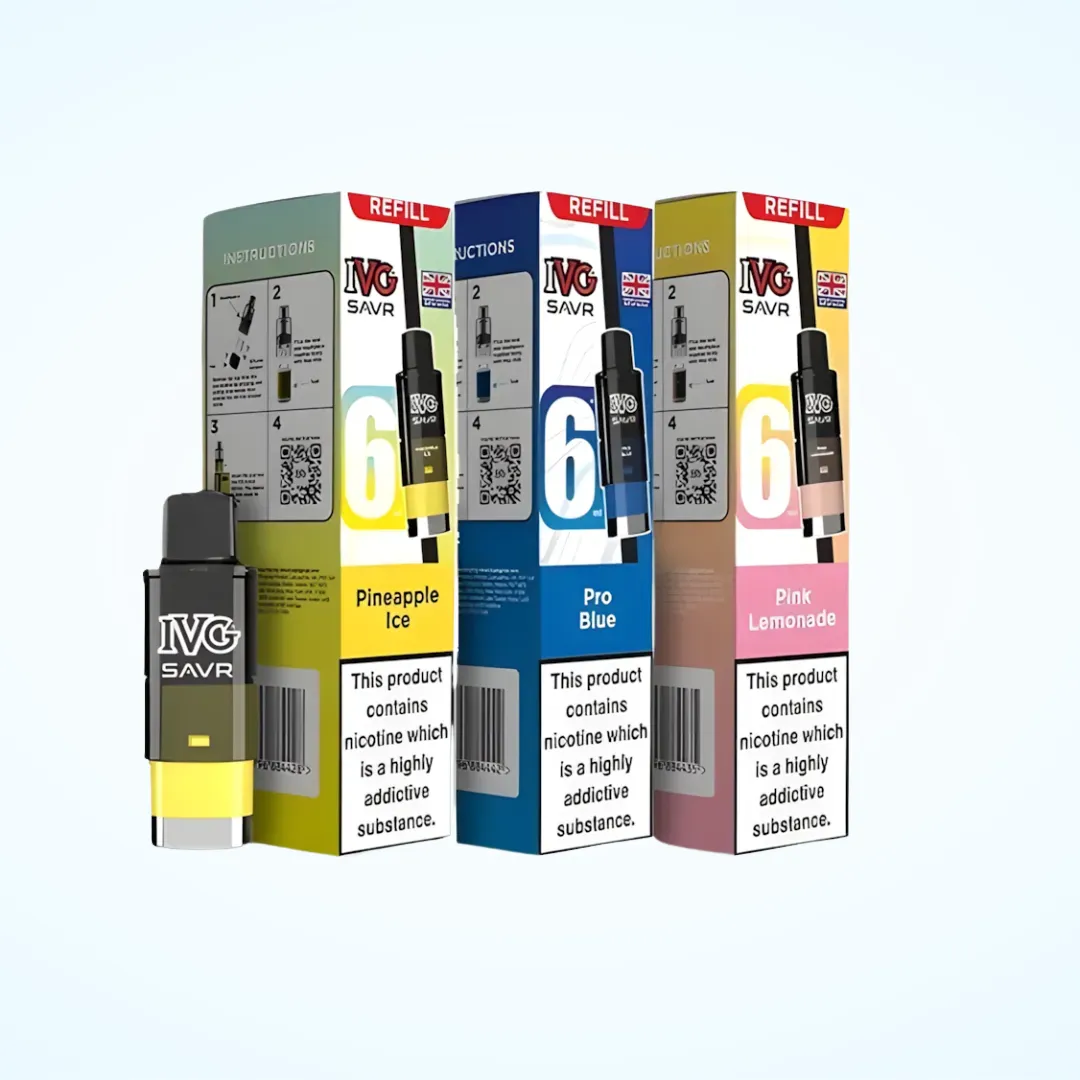 IVG SAVR Prefilled Pods | Only £3.99 | Any 3 for 11