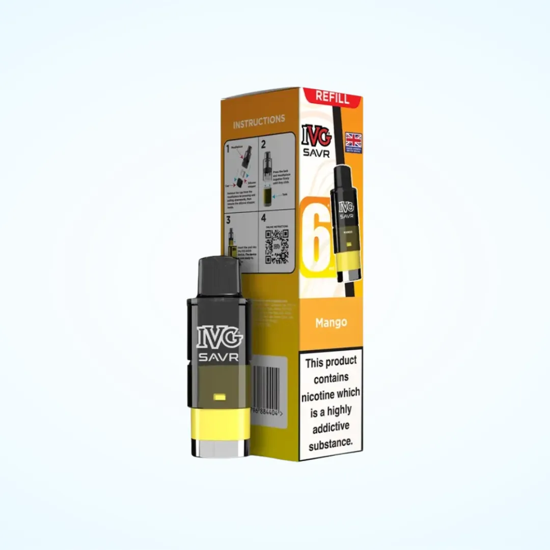 IVG SAVR Prefilled Pods | Only £3.99 | Any 3 for 11