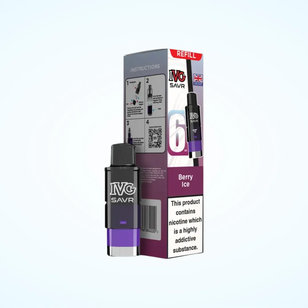 IVG SAVR Prefilled Pods | Only £3.99 | Any 3 for 11